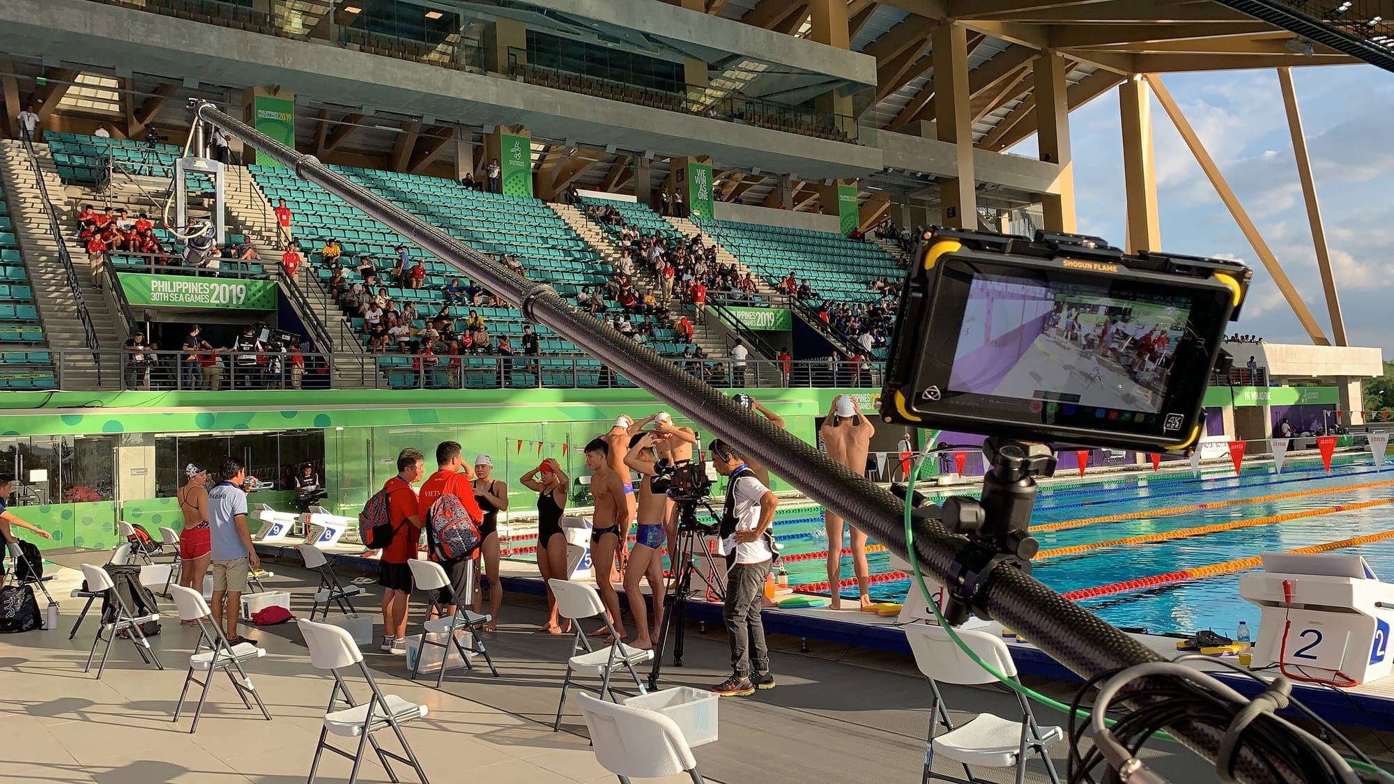 SAE Games Philippines 2019. Polecam for swimming.