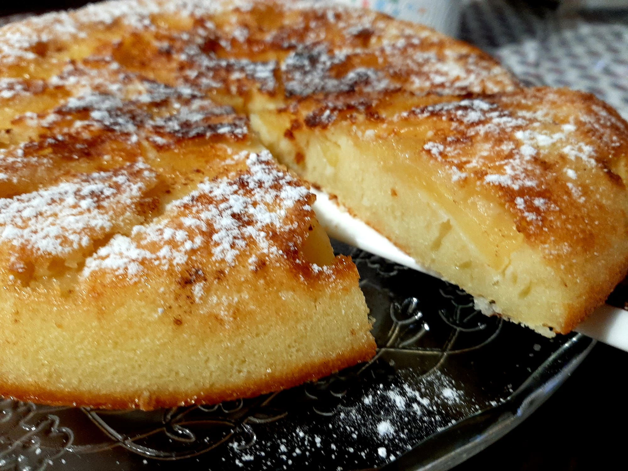 TORTA DI MELE CARAMELLATE IN PADELLA