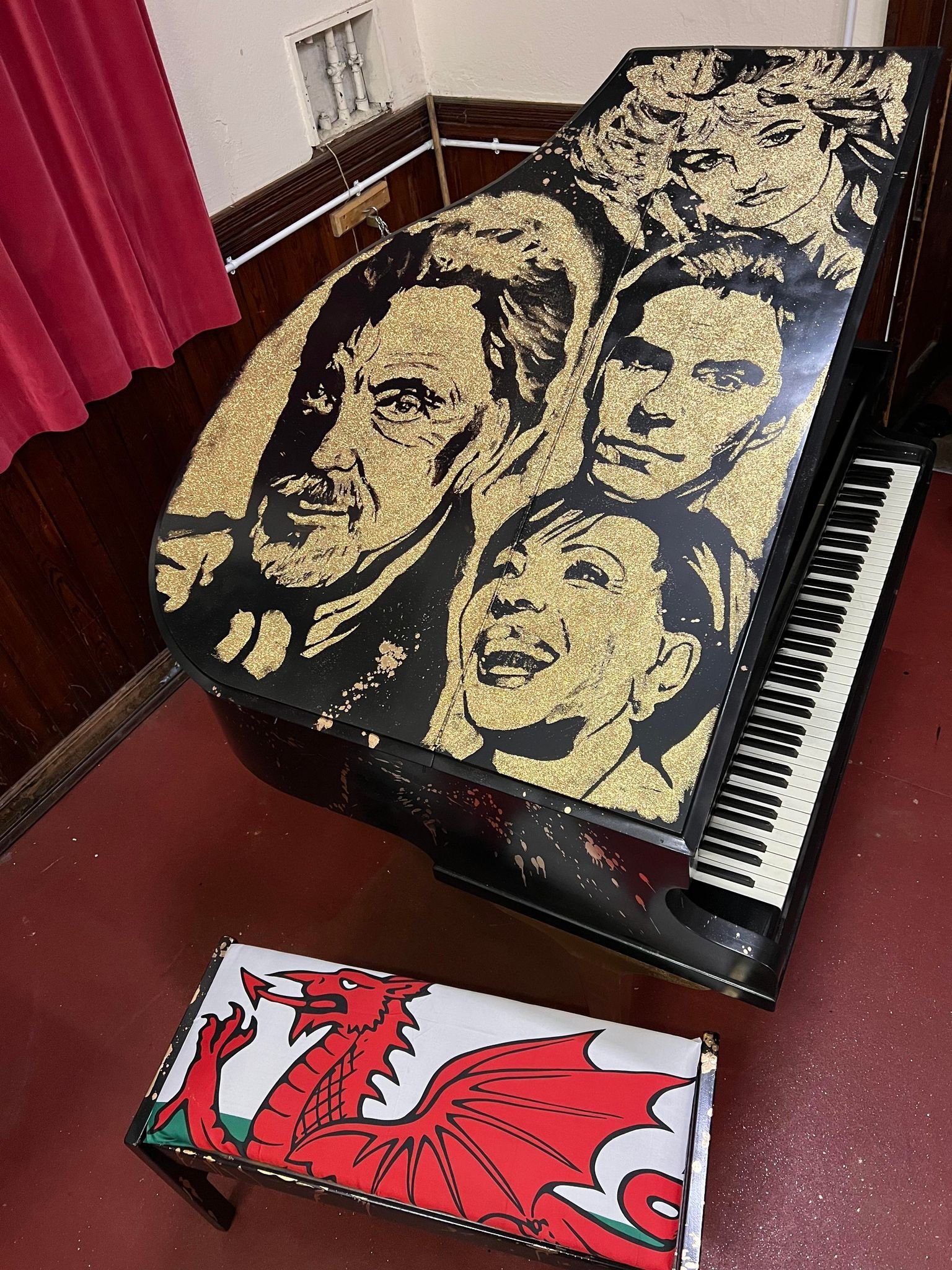 Piano revamp - Welsh Icons - St David’s Hall 40th