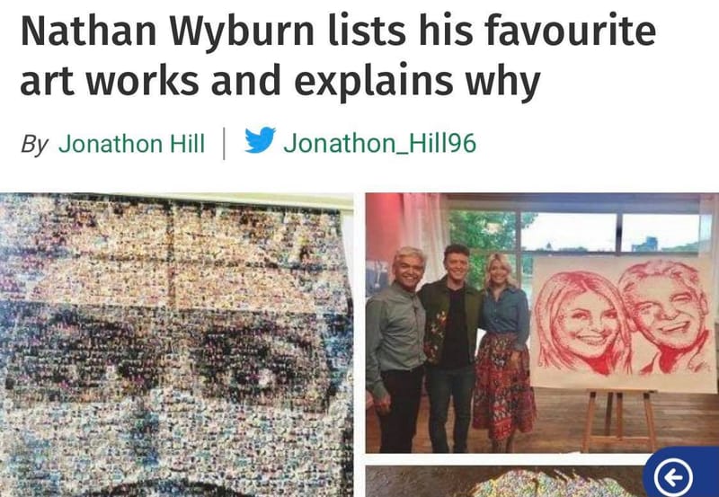 Nathan Wyburn lists his favourite art works and explains why
