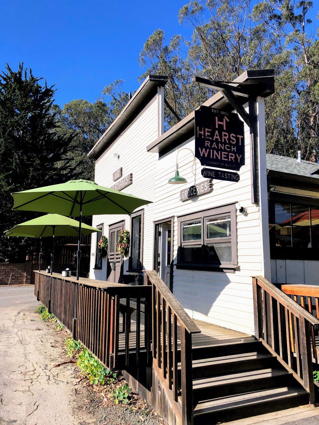 The original Sebastian's and Hearst Ranch Winery before closing