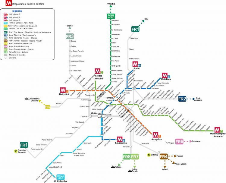 Komunikacja miejska w Rzymie - bilety, metro, autobusy