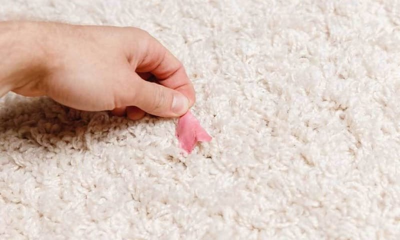 Carpet Gum stains