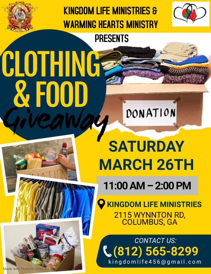 Clothing & Food Giveaway