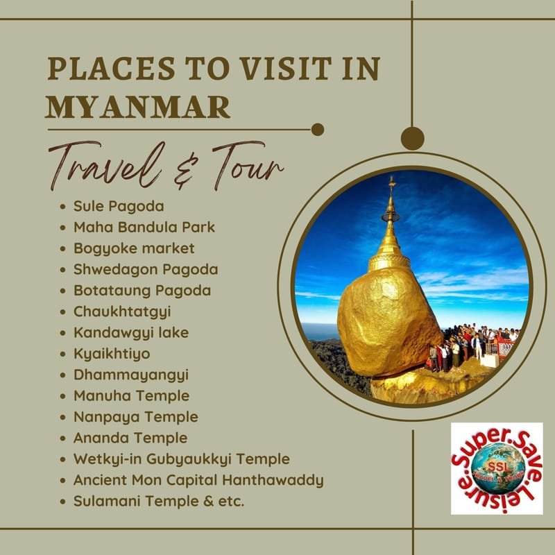 PLACES TO VISIT IN MYANMAR