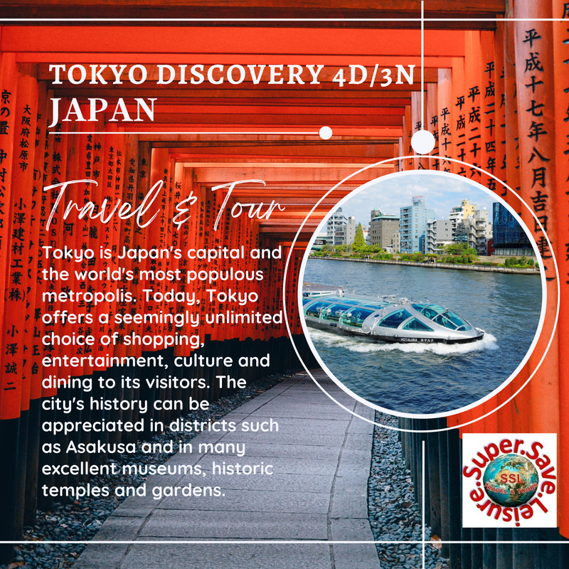 TOKYO  4D/3N DISCOVERY