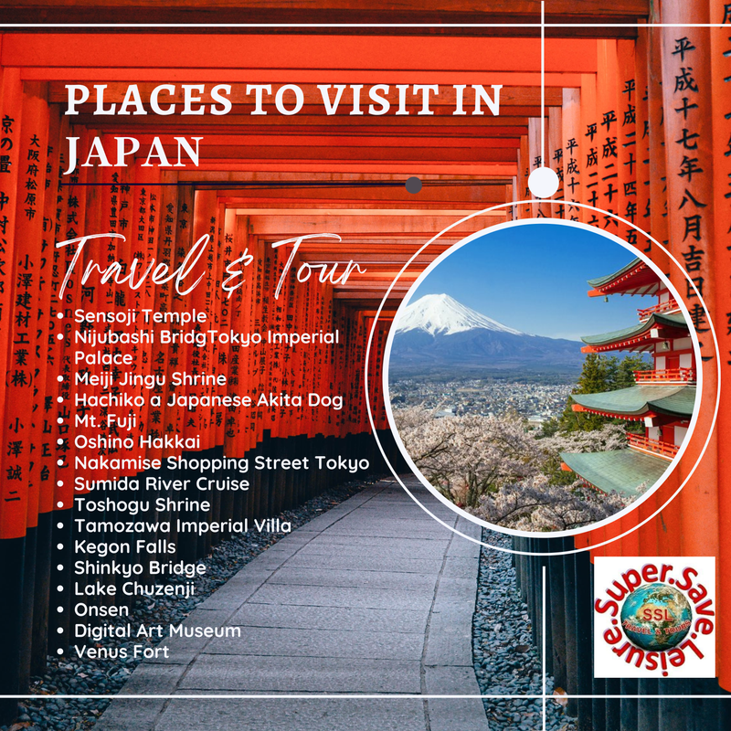 PLACES TO VISIT IN JAPAN