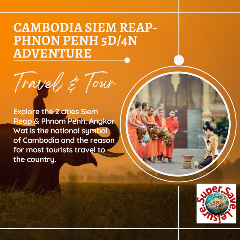 🥰CAMBODIA SIEM REAP- PHNON  PENH 5D/4N ADVENTURE🛫