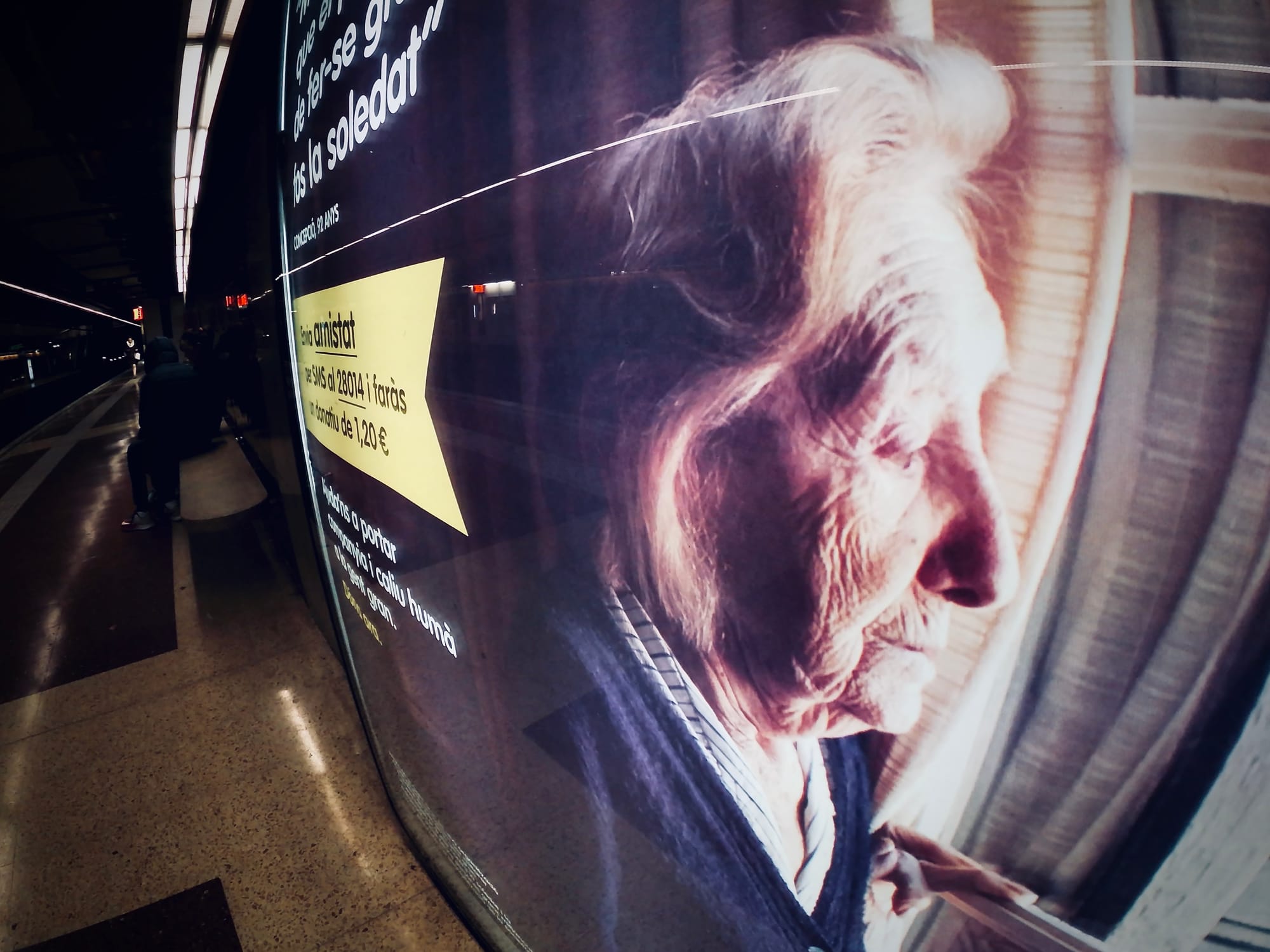 Street photography metro Barcelona Spain