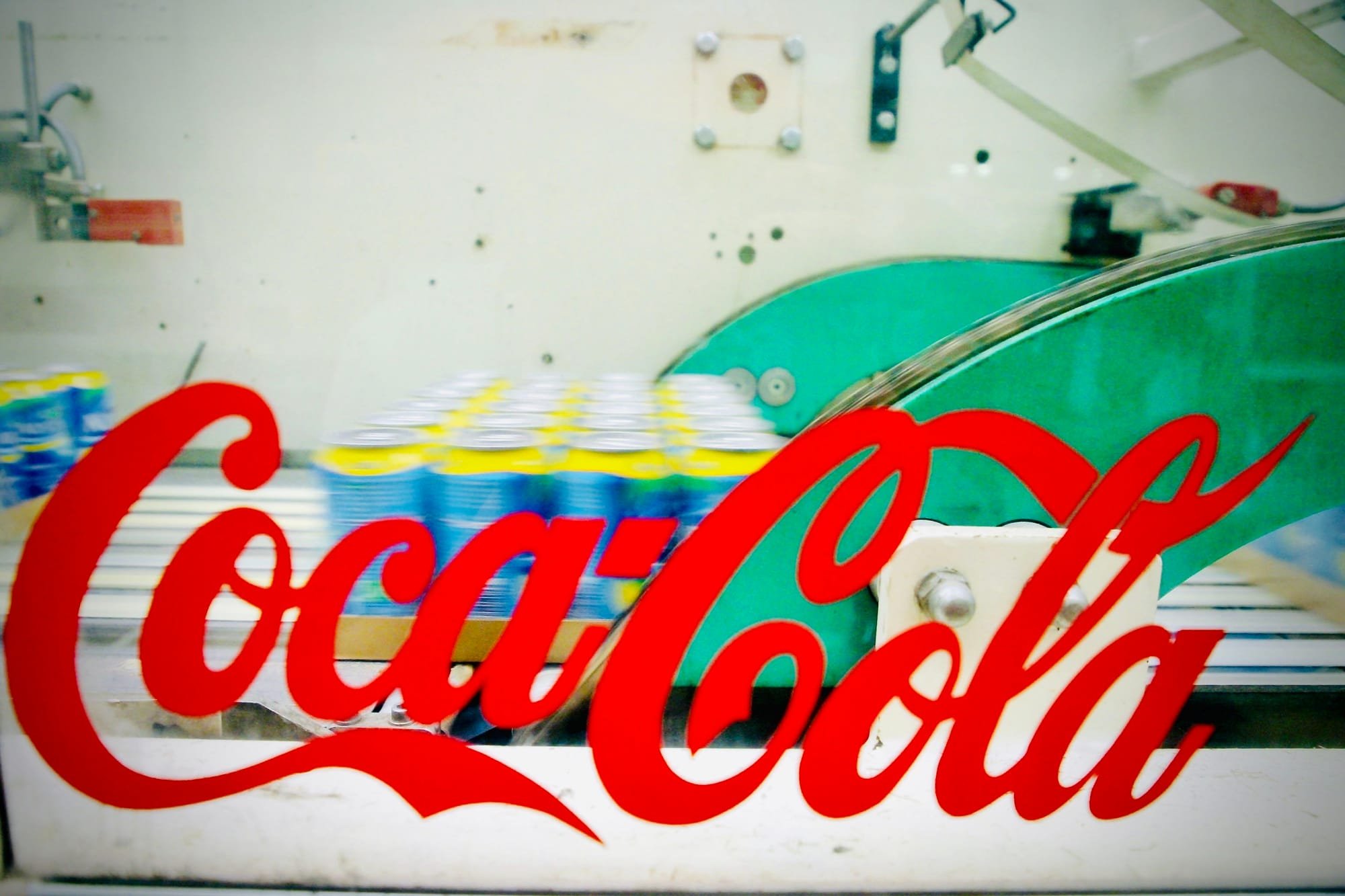 Coca cola factory Corfinio Abruzzo Italy