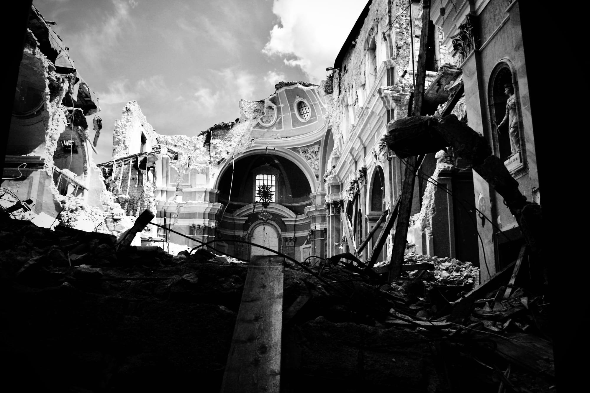 Earthquake L'Aquila Abruzzo Italy