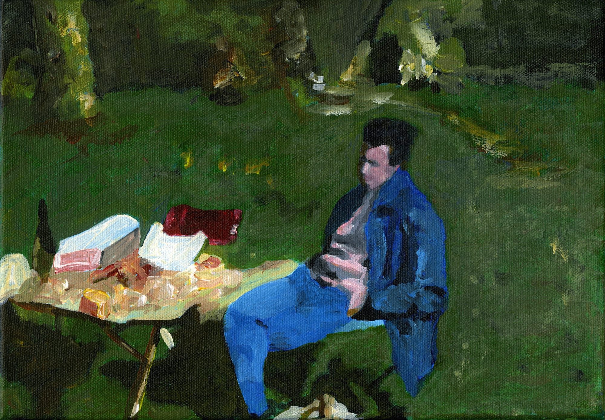 Roger at the picnic