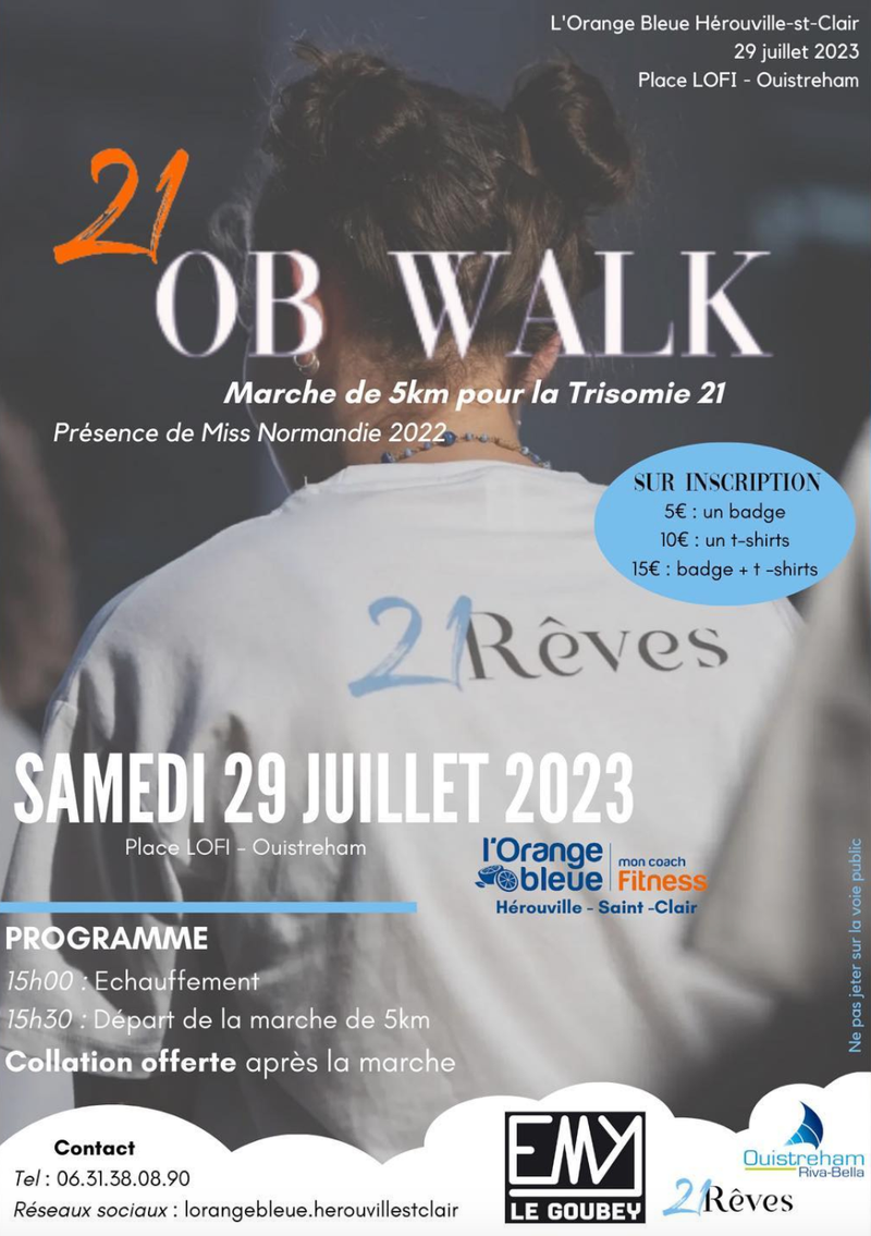 21 OB WALK - Marche de 5 km pour la Trisomie 21