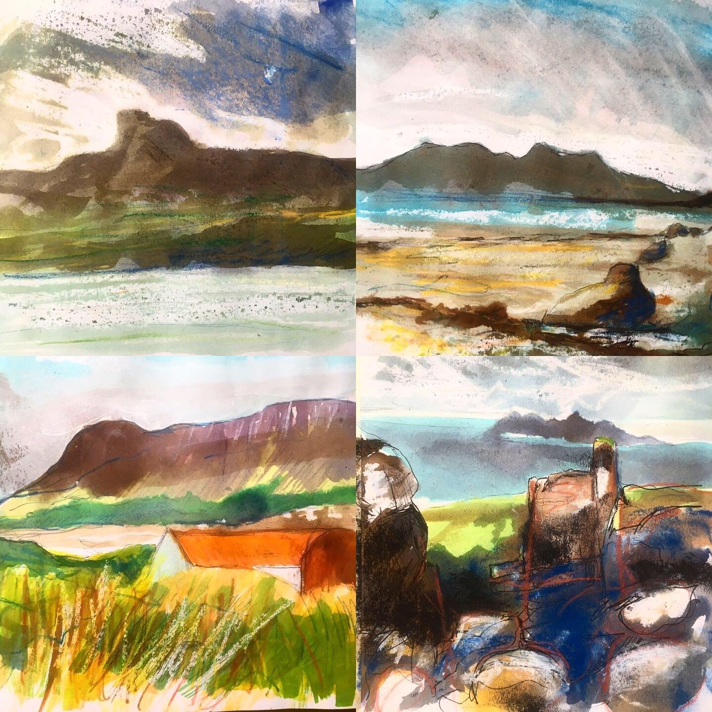 Quick sketches on Eigg