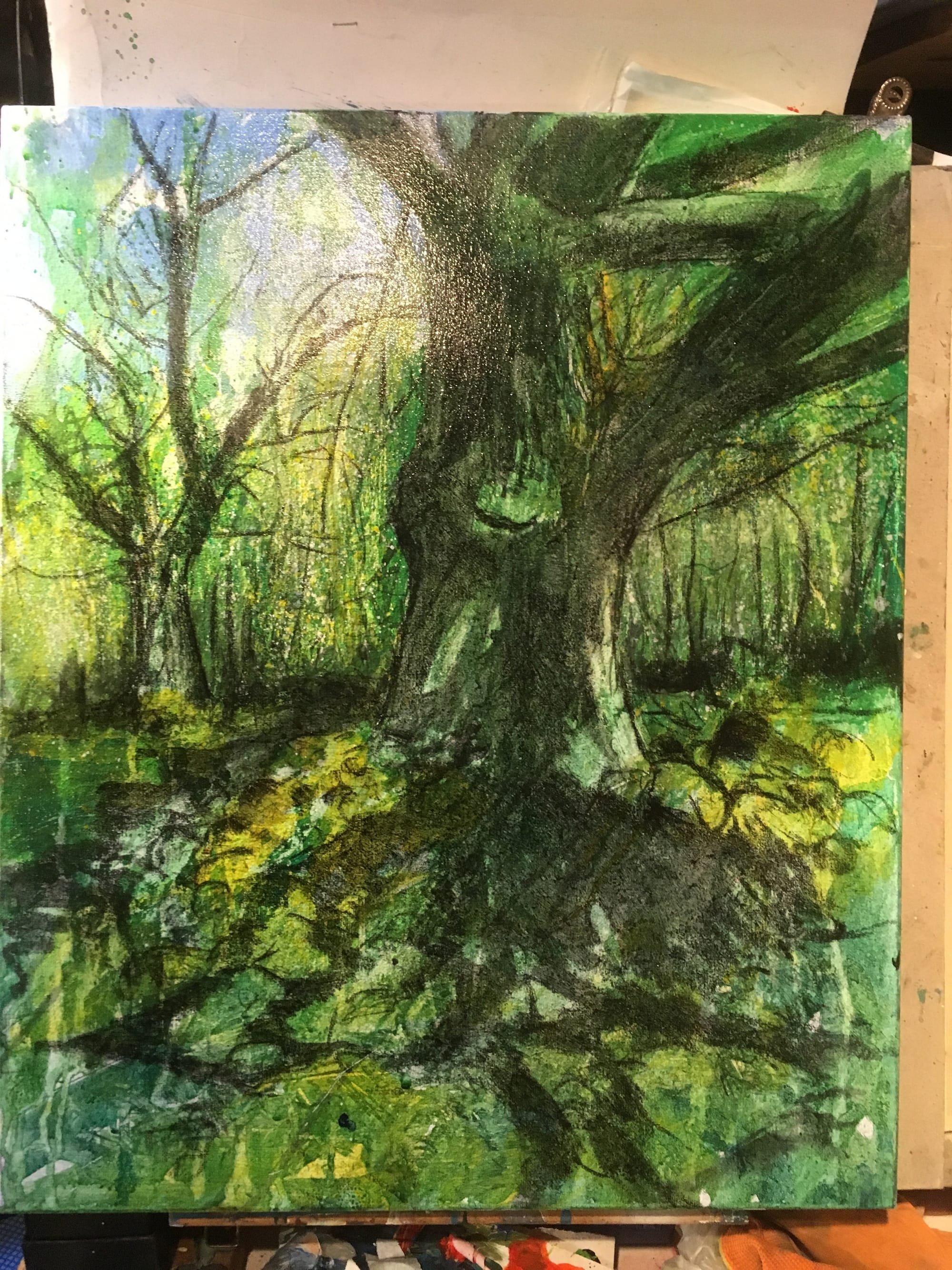 Bryniau Oak sketch