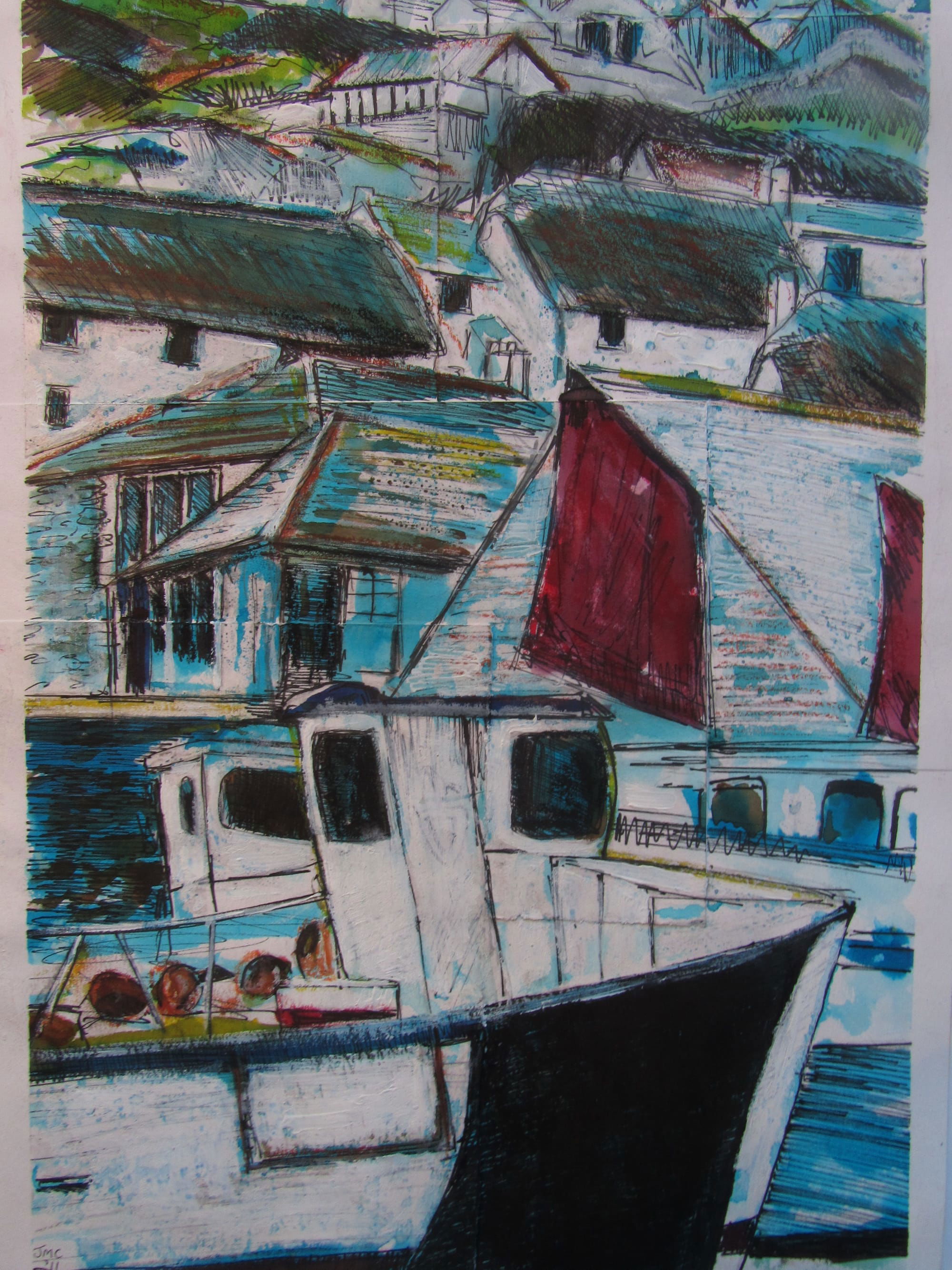 Sketch at Cadgwith