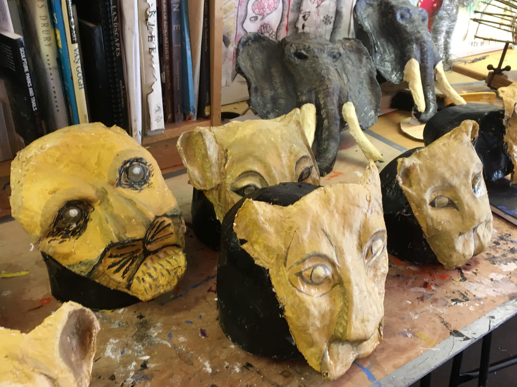 Lion King masks