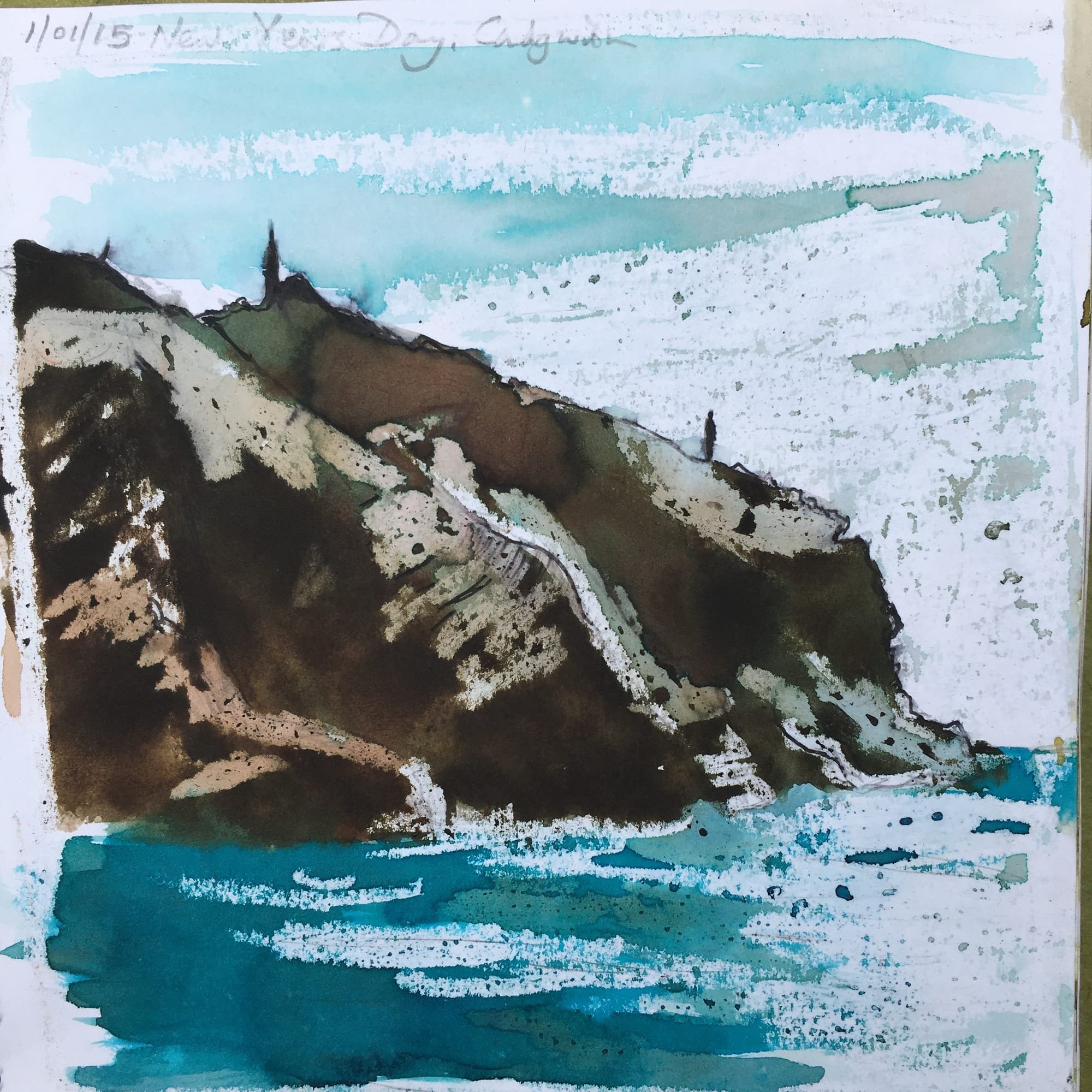 Cadgwith Cove sketch