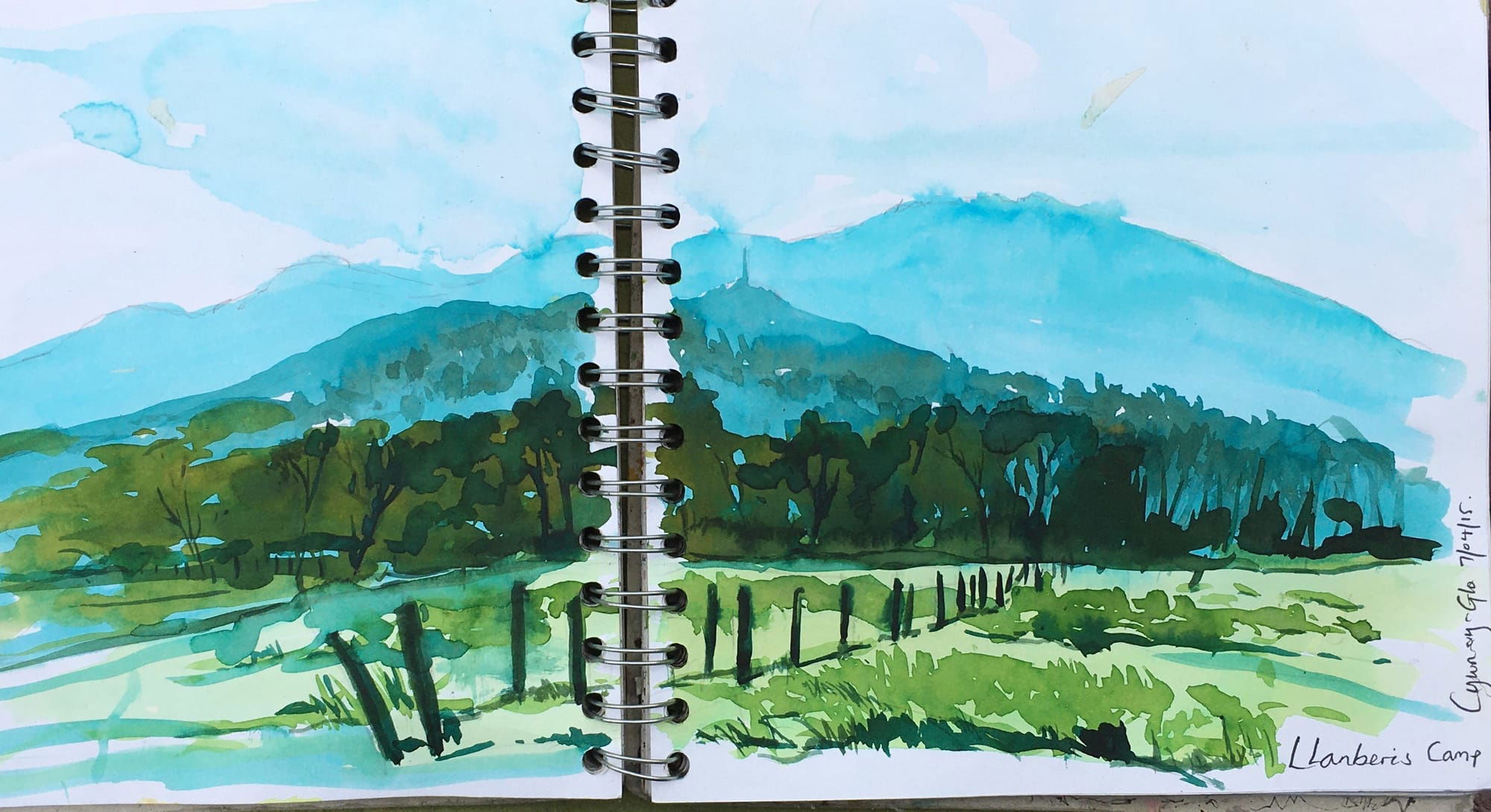 Near Llanberis sketch