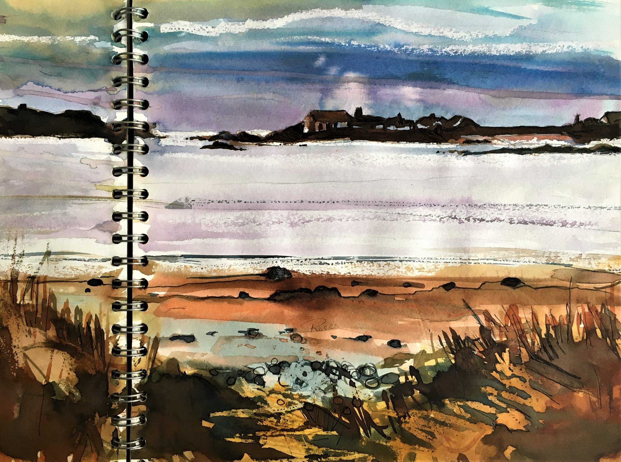 Anglesey, Rhoscolyn sketch