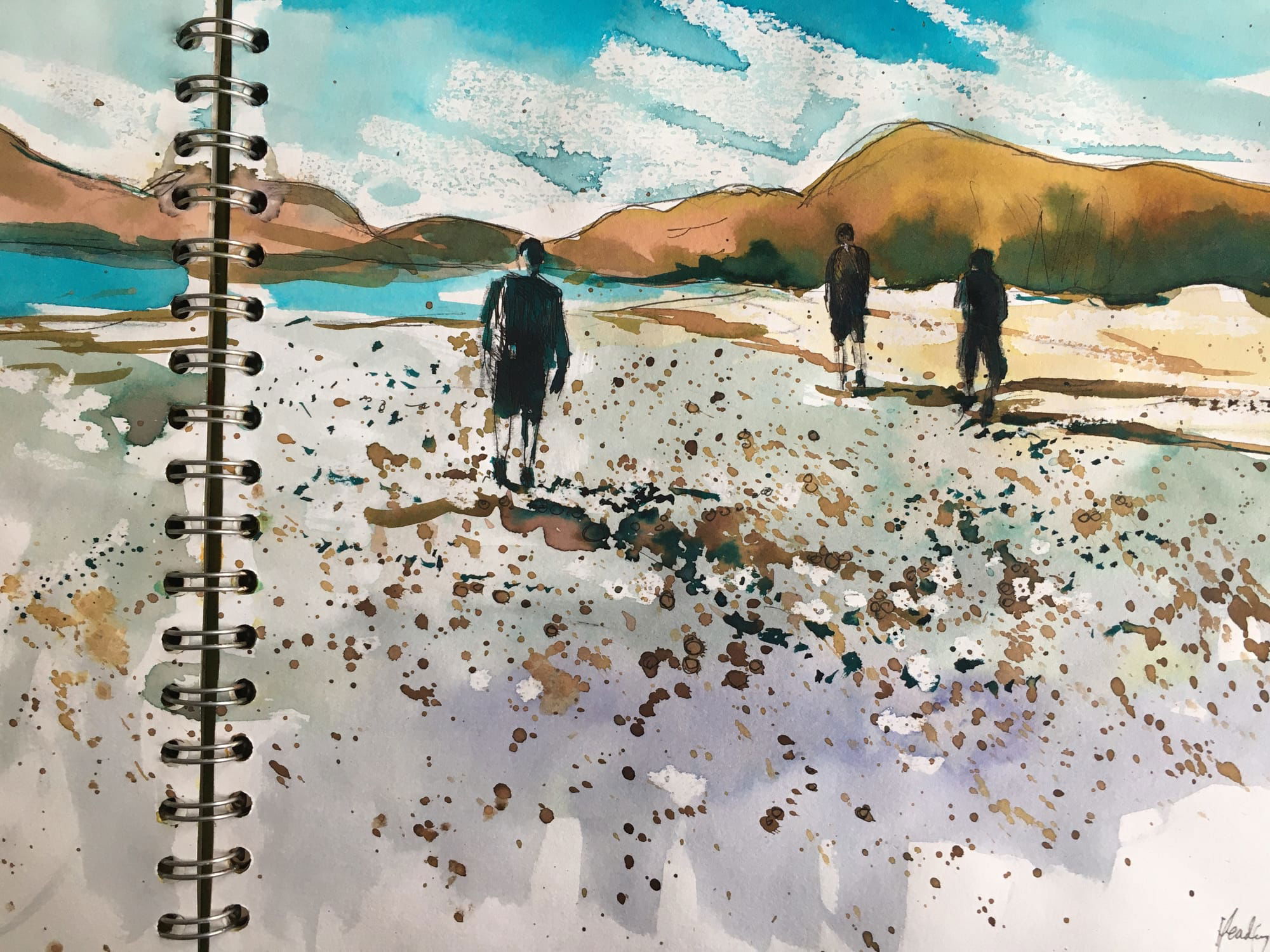 Bay at the Back Walk - Sketch