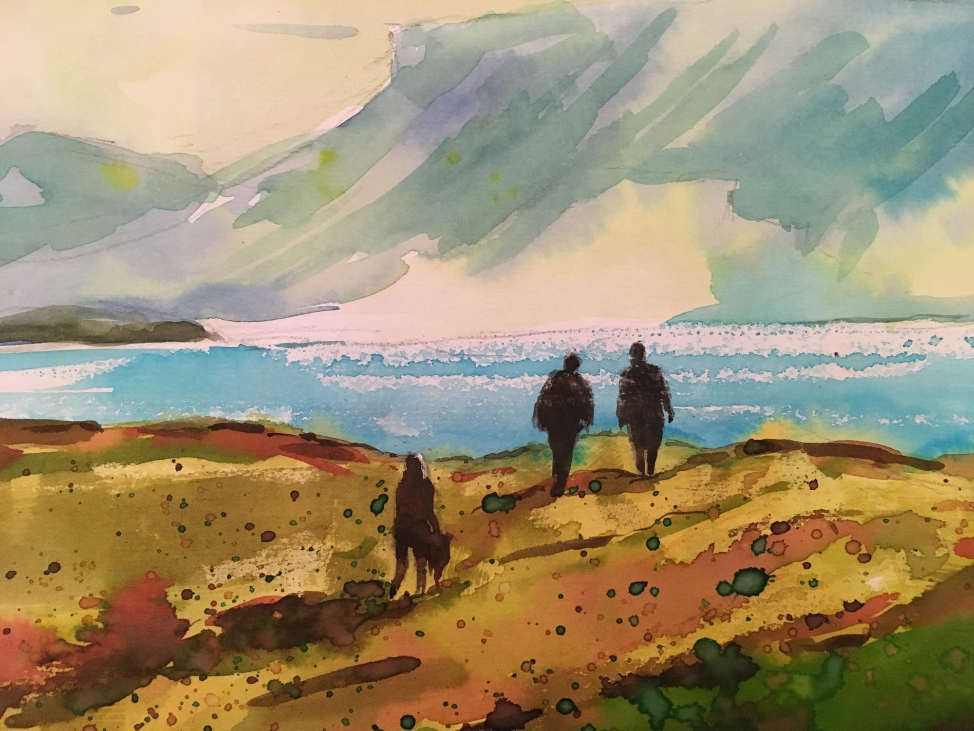South west moors, Iona - Sketch