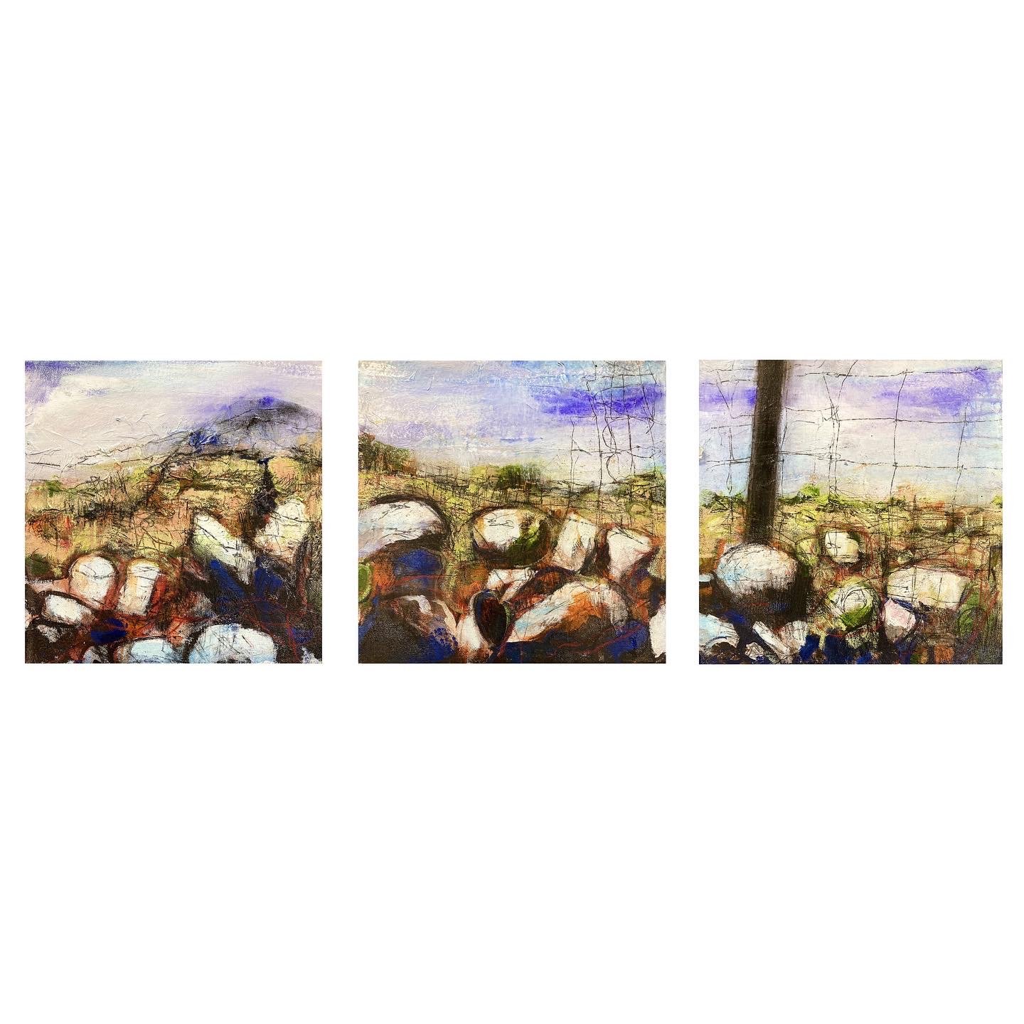 High Moor Crossing - Triptych                            -