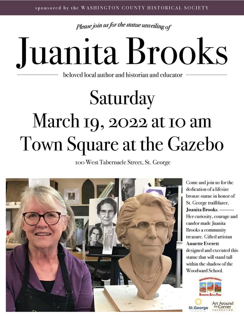 Dedication of Juanita Brooks Statue