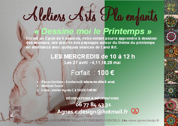 Lecons Arts pla ENFANTS "Dessin & Land Art"