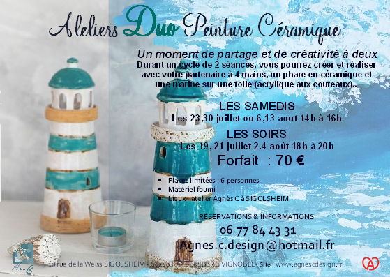 ATELIER DUO CERAMIQUE PEINTURE