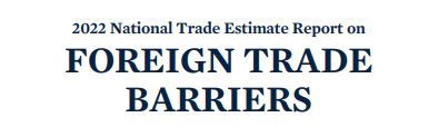 Barreras extranjeras al Comercio de EEUU