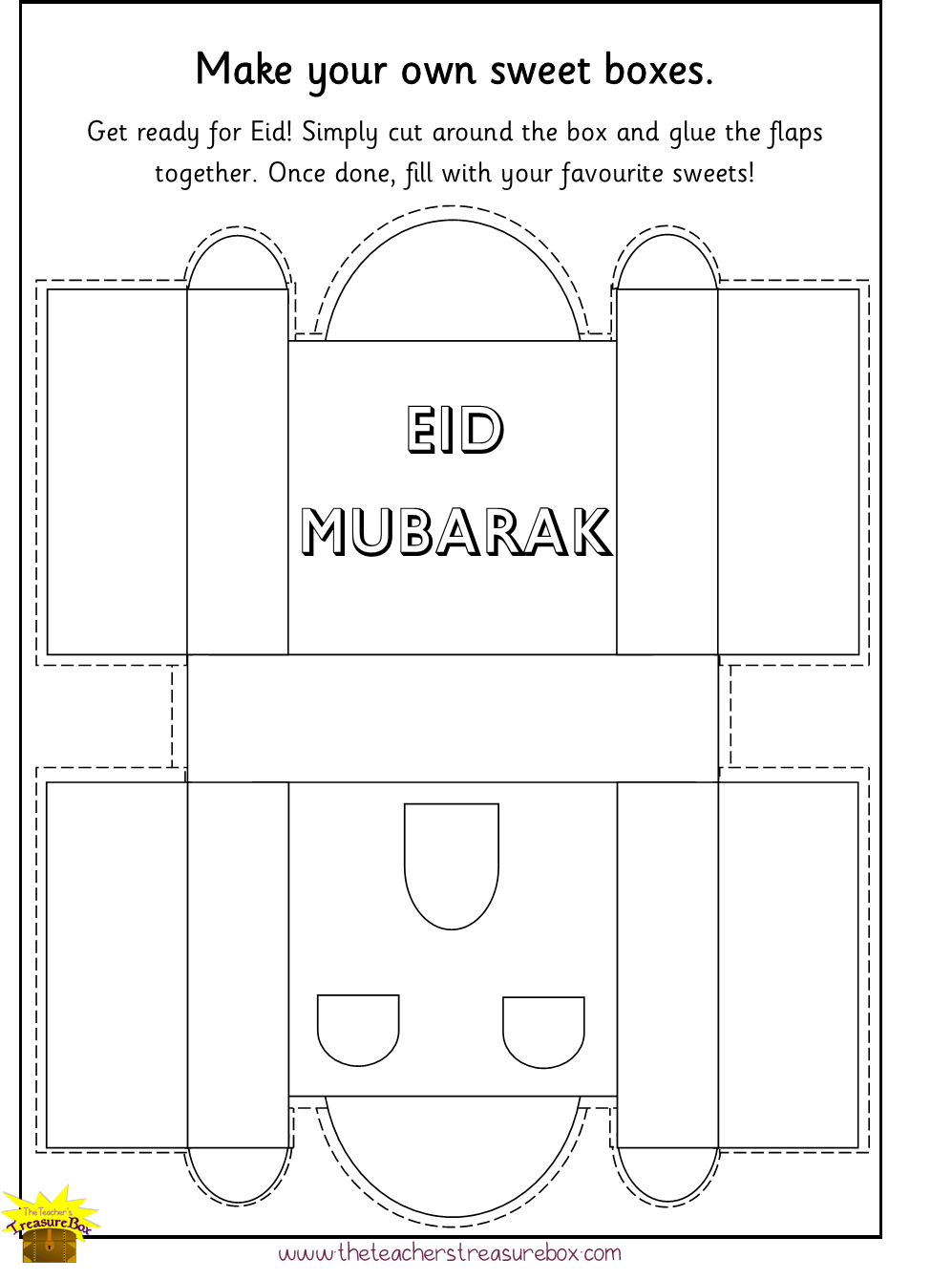 Eid Sweet Box Template