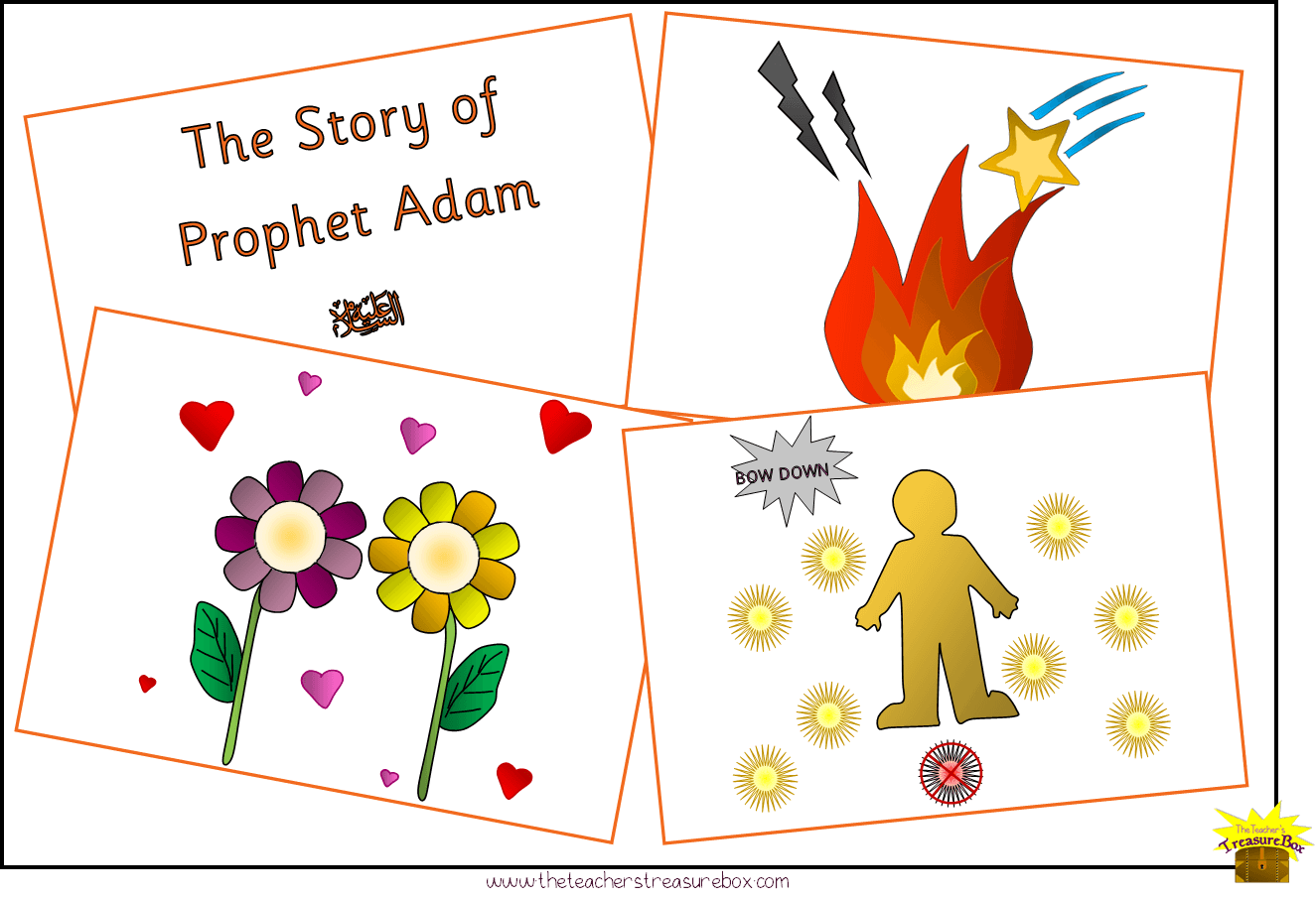 The Story of Prophet Adam Ordering Cards