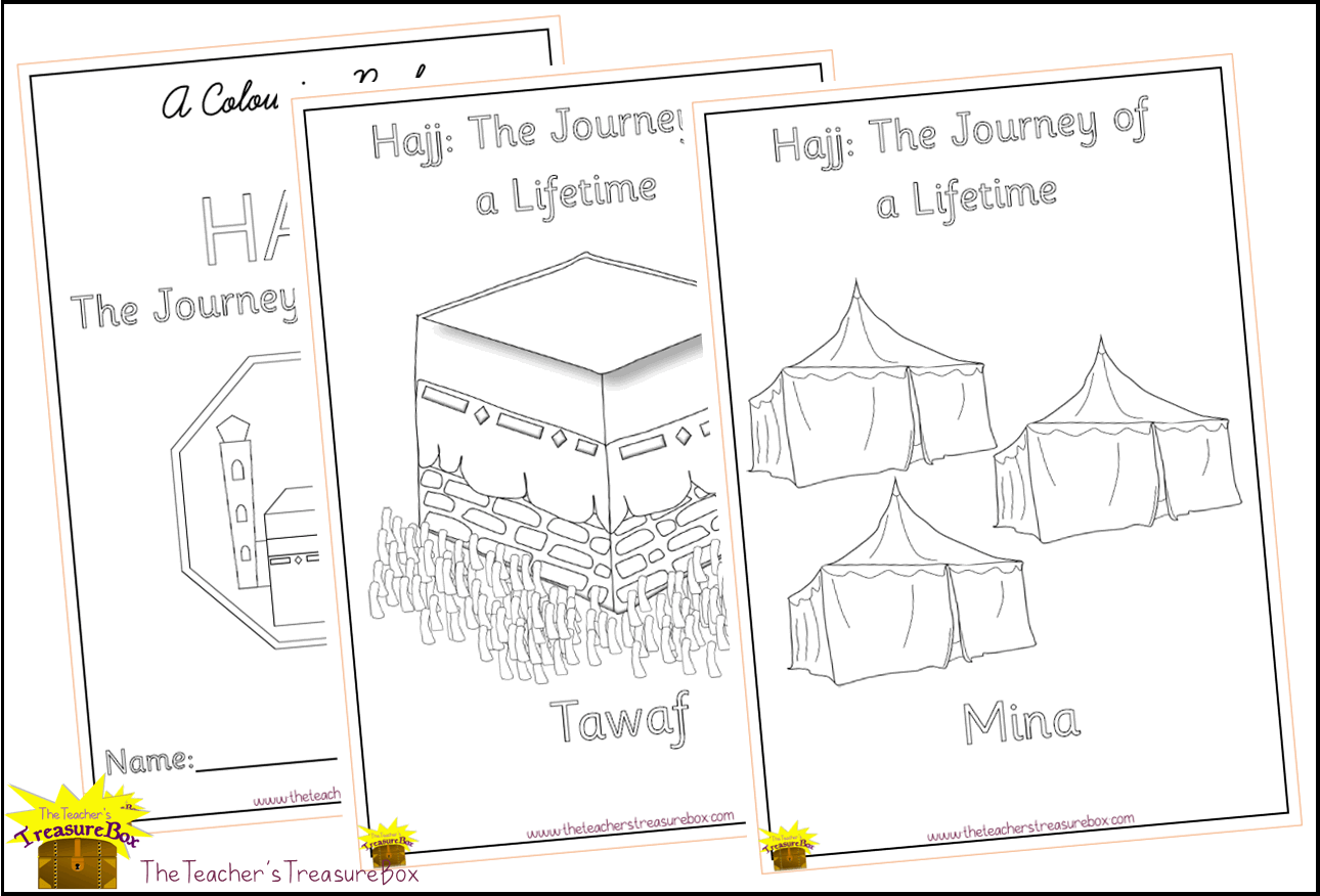 Hajj Colouring Book