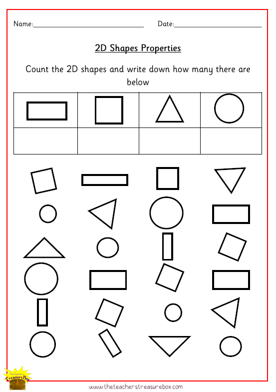 Count The 2D Shapes