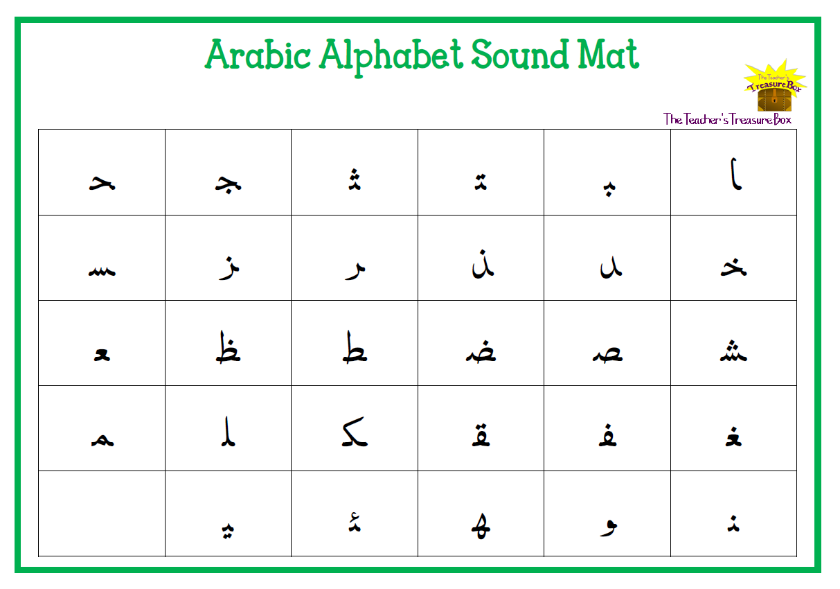 Middle Letters Sound Mat
