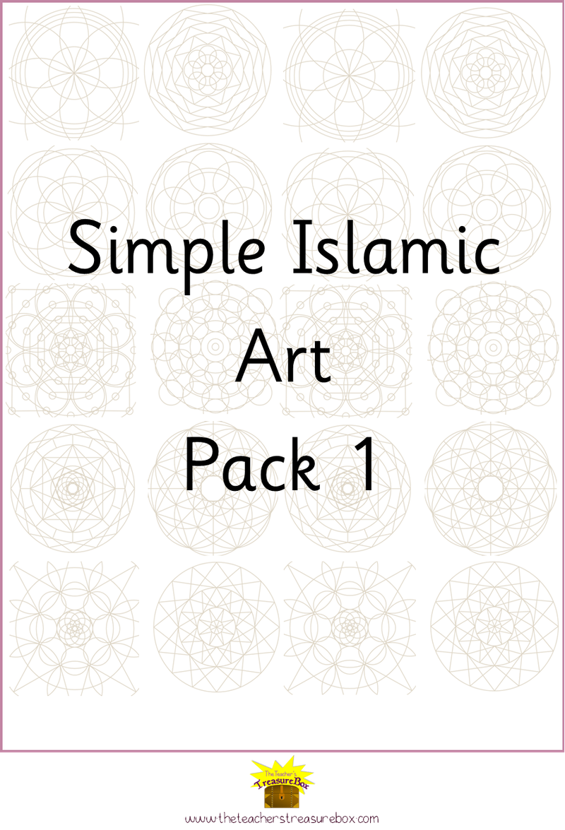 Islamic Art Colouring Sheets