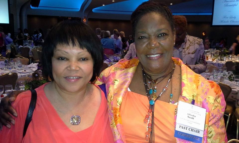 2014 First Lady's Luncheon with former CBC Spouse Ivey Clay and CBC Spouse Alfredia Scott