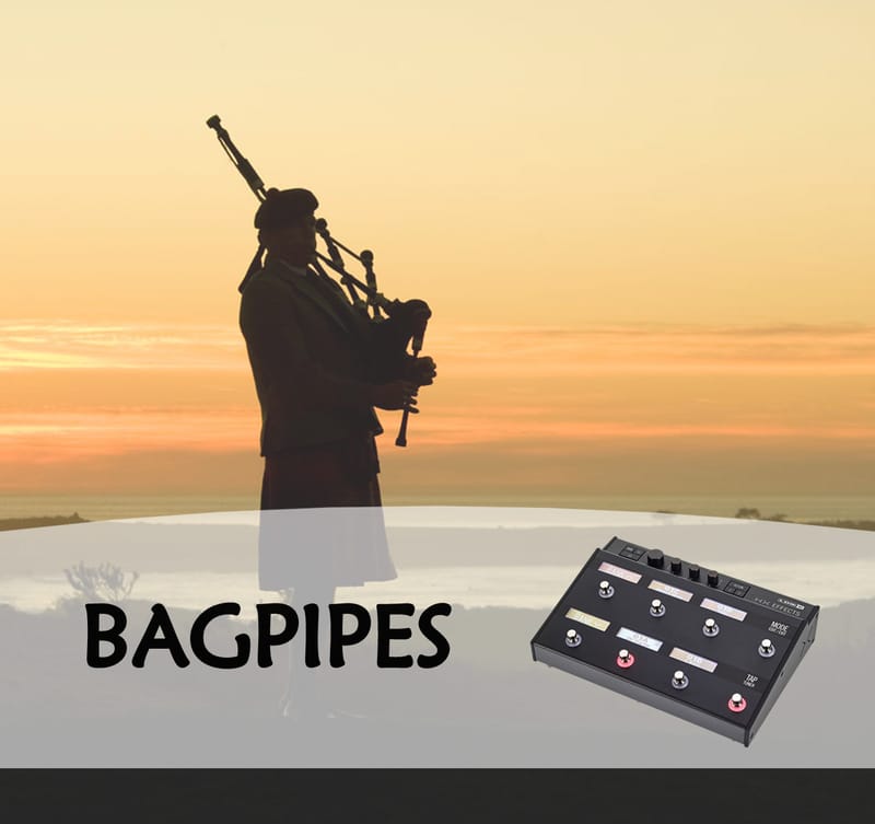 New Vintage Audio Line 6 HX Effects Bagpipes
