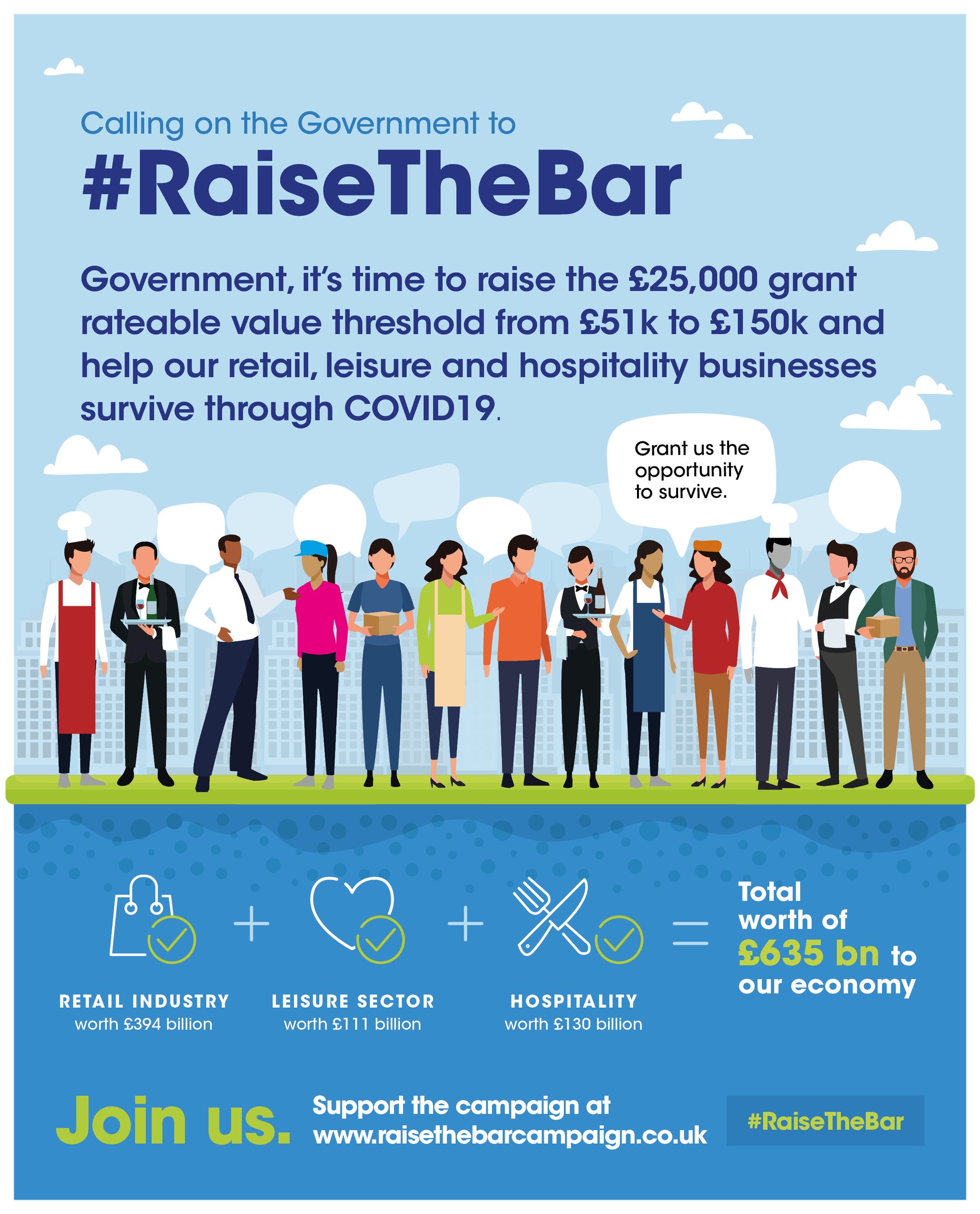 Seven weeks to save the nation’s high streets – it’s time to #RaiseTheBar