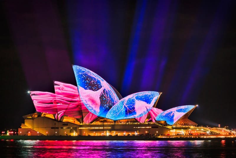Sydney Vivid Lights & Blue Mountains - FLY / FLY - STAY PUT TOUR