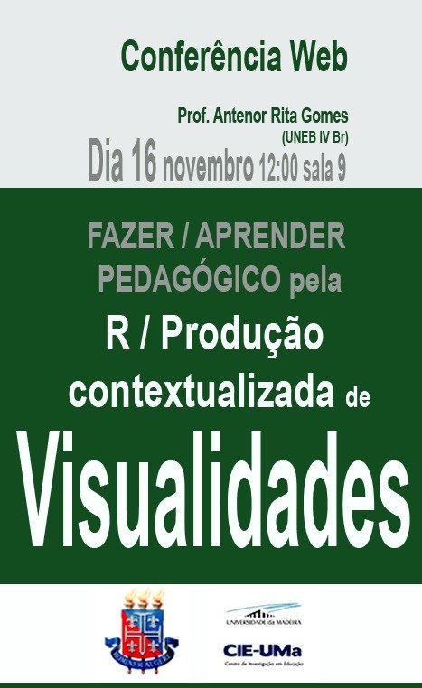 WEBCONFERÊNCIA do Projeto OS PROFESSORES E O FAZER/APRENDER PEDAGÓGICO PELA (RE)PRODUÇÃO  CONTEXTUALIZADA DE VISUALIDADES.