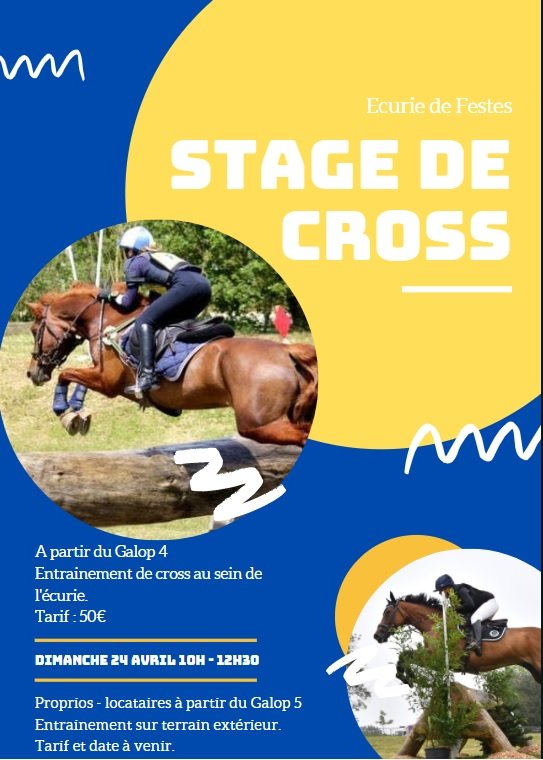 Stage de Cross -  STAGE COMPLET