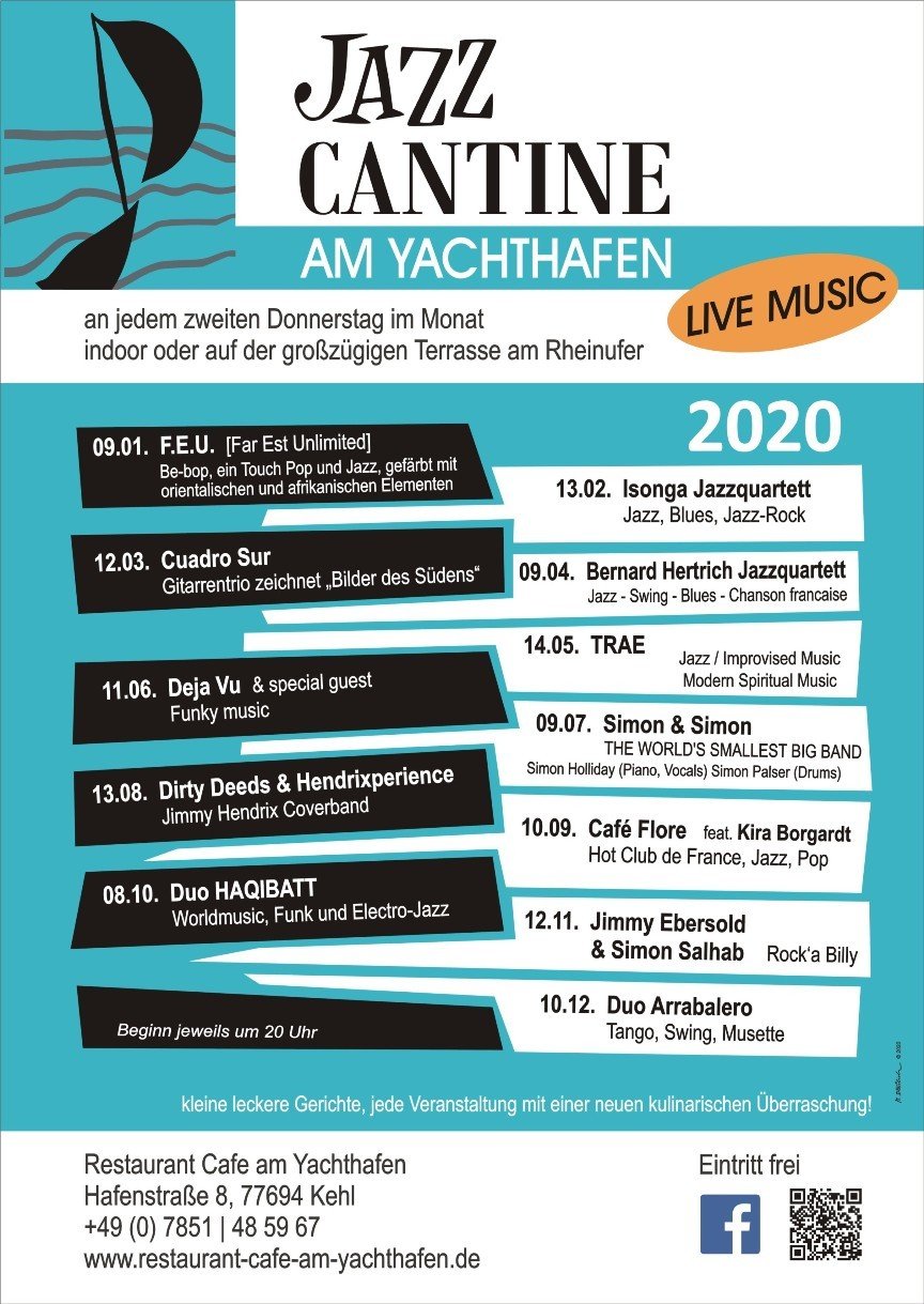 Jazz Cantine Jahresprogramm 2020