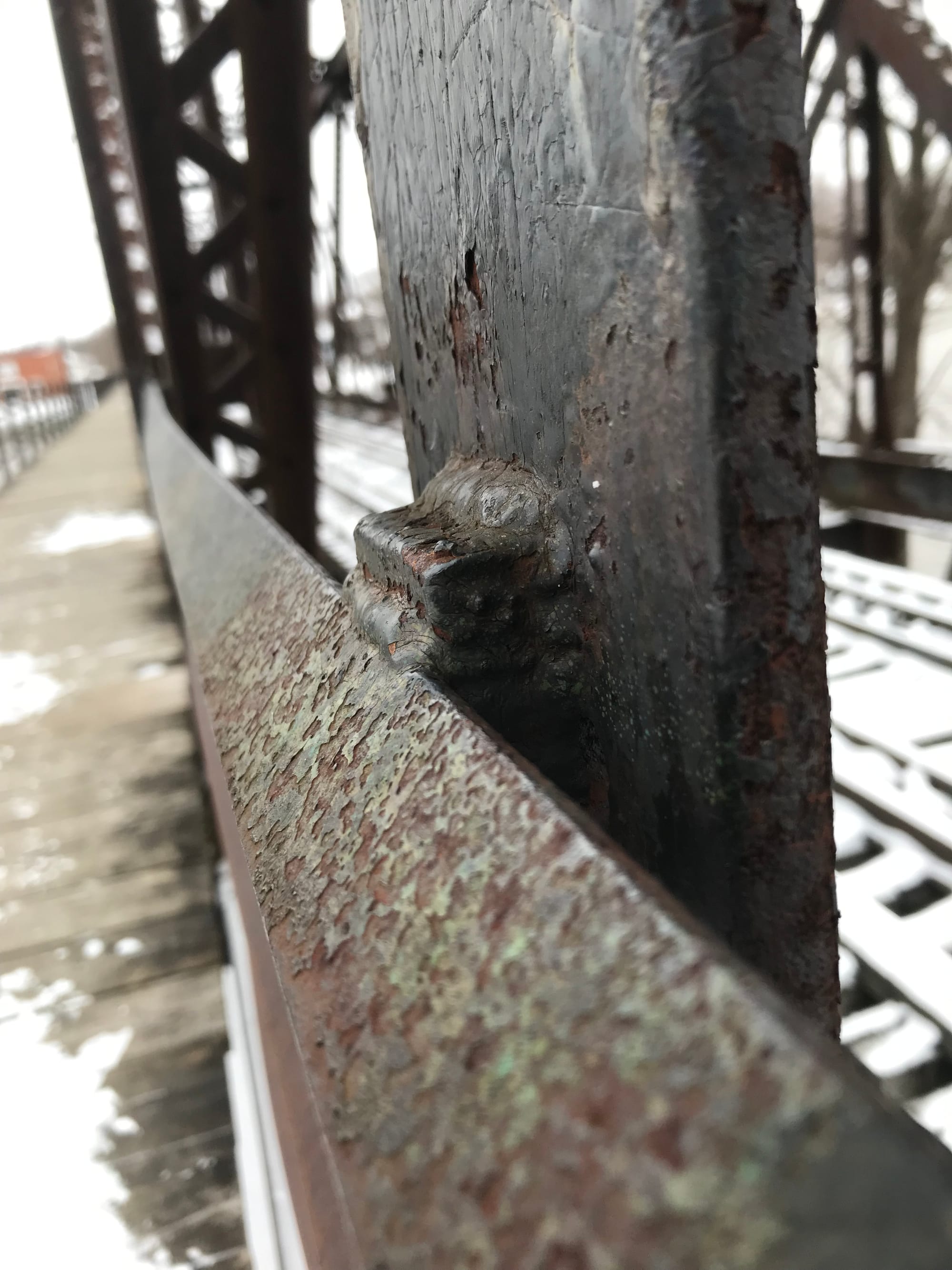 Photo patrimoine du pont rouillé par Alexandre LeBorgne