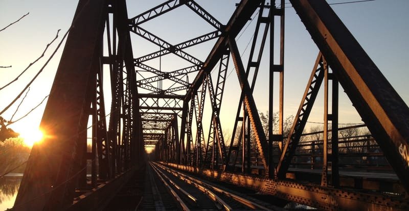 Le pont de train