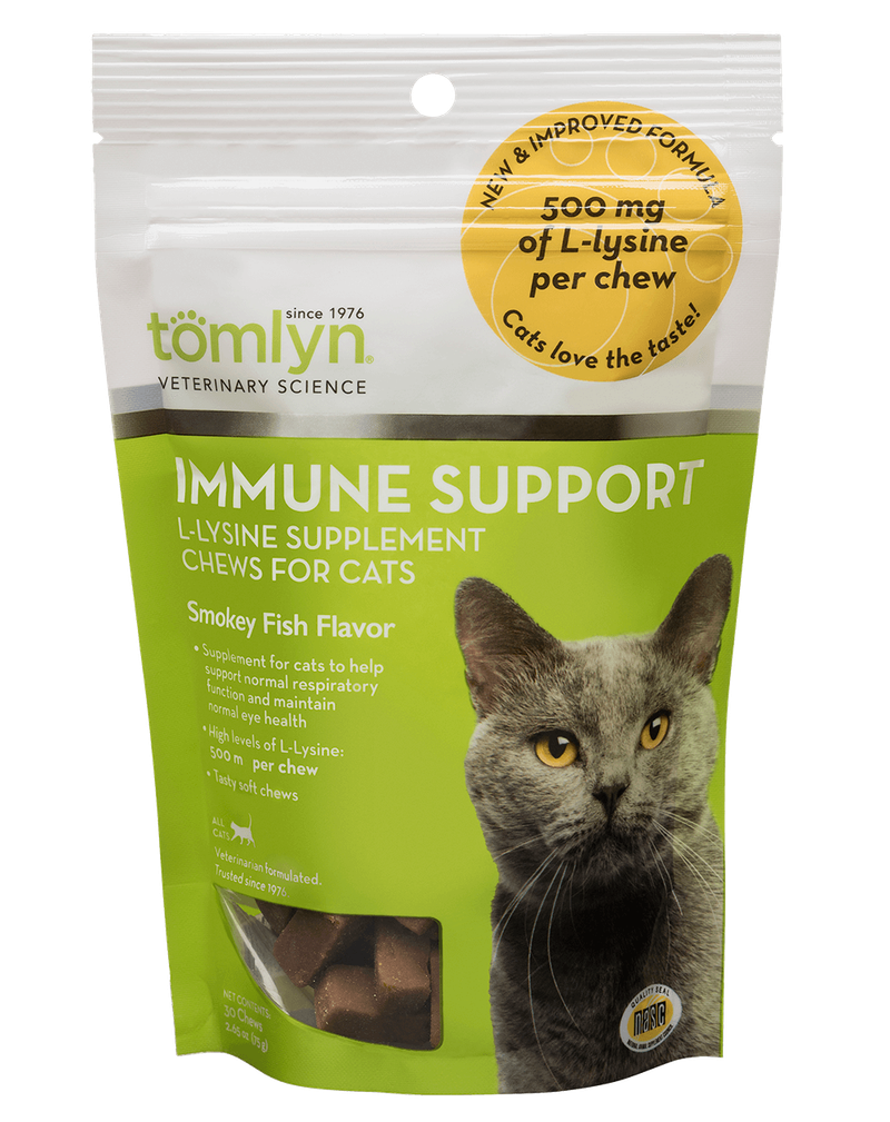 Régals L-Lysine Tomlyn aide système immunitaire chat