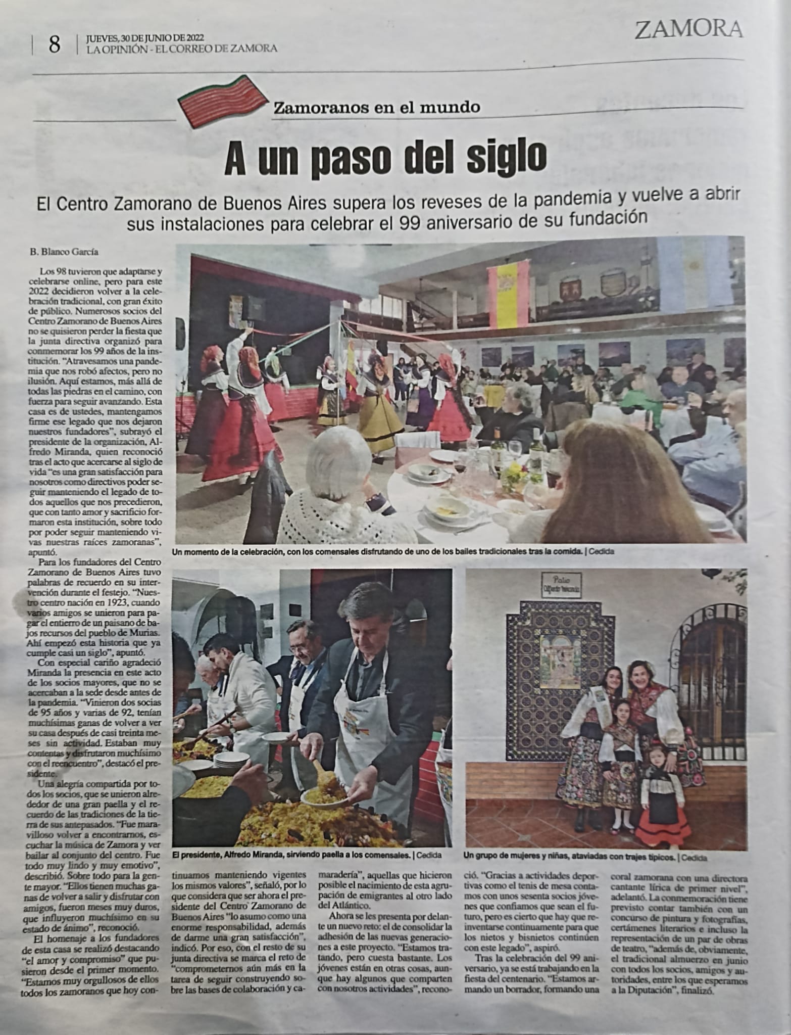 La Opinión de Zamora - 99 Aniversario