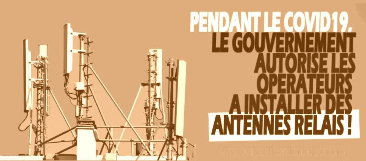 Antennes-relais: pas de pause pendant l'épidémie !