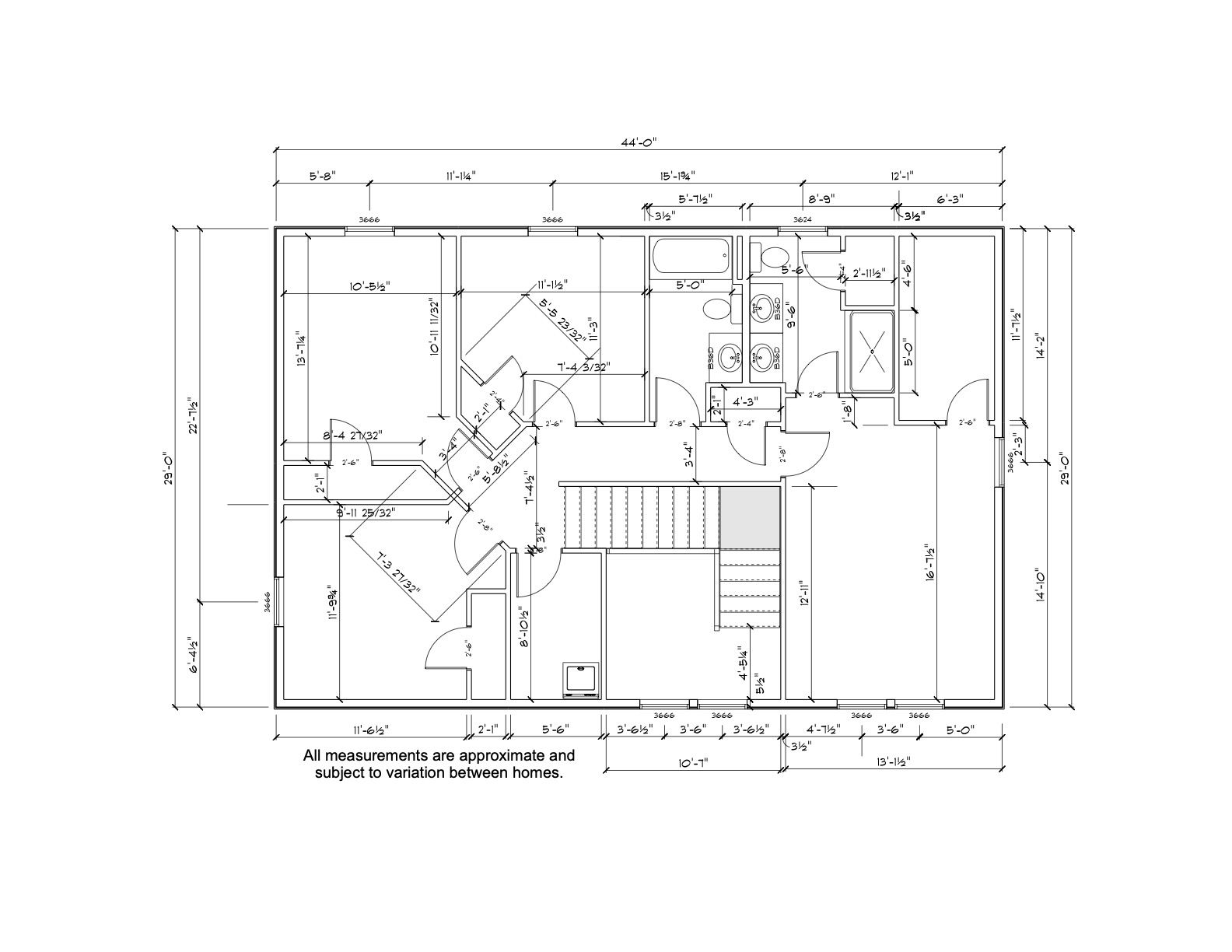 Acadia Floor Plan (2 of 2) - Vulcan Building LLC